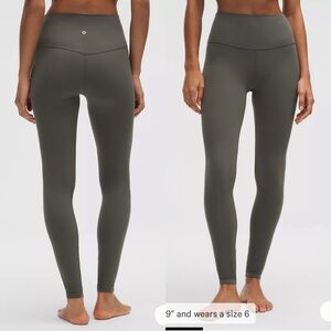 NWT Lululemon Align High Rise Leggings 28” - Palm Deco Size 6